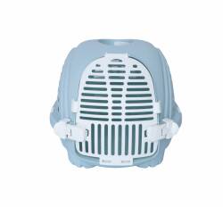 M-Pets Skyline Carrier Mavi Kedi ve Küçük Irk Köpek Taşıma Çantası 52x40x32 Cm - 2