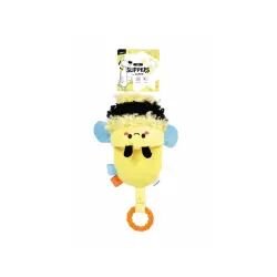 M-Pets Slippers Bee Sarı Peluş Köpek Oyuncağı - M-Pets