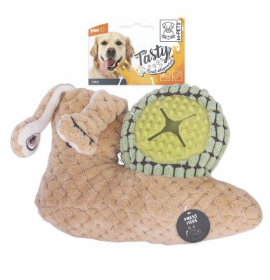 M-Pets Snail Nina Ödül Hazneli Peluş Köpek Oyuncağı 23,5x15 Cm