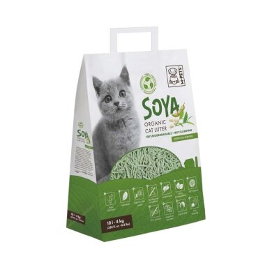 M-Pets Soya Organik Green Tea Kedi Kumu 10 L