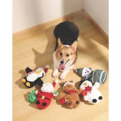 M-Pets St.Nick Noel Baba Ödül Hazneli Peluş Köpek Oyuncağı - 5