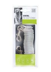 M-Pets Swirl Köpekler İçin Bahçe Bağlama Halatı - 1