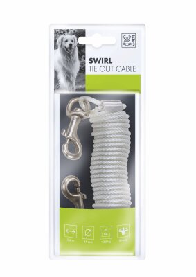 M-Pets Swirl Köpekler İçin Bahçe Bağlama Halatı