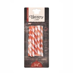 M-Pets Trusty Biftekli Kıvrımlı Köpek Ödül Kemiği 55 gr 12,7 cm 10'lu - M-Pets