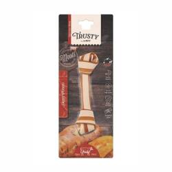 M-Pets Trusty Biftekli ve Tatlı Patatesli Düğüm Köpek Ödül Kemiği 100 gr 20,3 cm - M-Pets