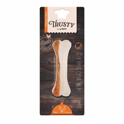 M-Pets Trusty Tavuklu Press Kemik Köpek Ödülü 55 Gr, 12.7 Cm