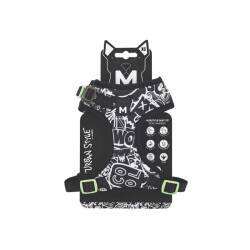 M-Pets Urban Style / Easy Fit Siyah Köpek Göğüs Tasması XS - M-Pets