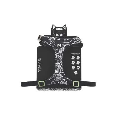 M-Pets Urban Style / Easy Fit Siyah Köpek Göğüs Tasması M - 2
