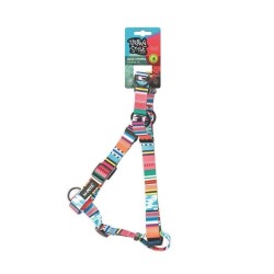 M-Pets Urban Style Jazz Stripes Köpek Göğüs Tasması L - M-Pets