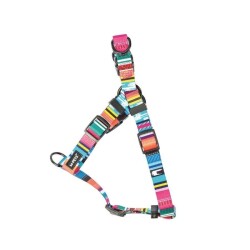 M-Pets Urban Style Jazz Stripes Köpek Göğüs Tasması L - 2