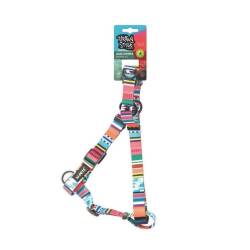 M-Pets Urban Style Jazz Stripes Köpek Göğüs Tasması L - M-Pets