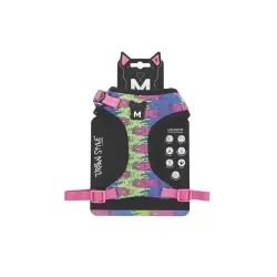 M-Pets Urban Style Lava Easy Fit Pembe Köpek Göğüs Tasması S - M-Pets
