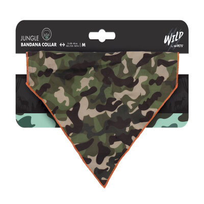 M-Pets Wild Jungle Bandanalı Köpek Tasması M