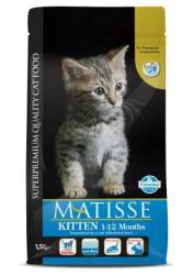Matisse Kitten Yavru ve Emziren Kediler İçin Kuru Mama 1,5 kg - Matisse