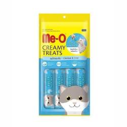 Me-O Creamy Tavuklu ve Ciğerli Yetişkin Kedi Ödülü 4x15 gr - Me-O