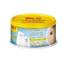 Me-O Delite Püre Keçi Sütlü ve Ton Balıklı Yavru Kedi Konservesi 80 Gr - Me-O