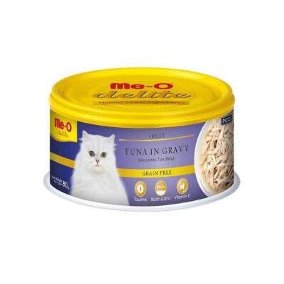 Me-O Delite Soslu Ton Balıklı Yetişkin Kedi Konservesi 80 Gr - 1