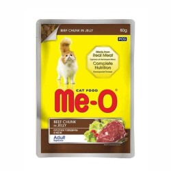 Me-O Pouch Dana Etli Yetişkin Kedi Konservesi 80 Gr - Me-O