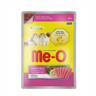 Me-O Pouch Jelly Ton Balıklı Yavru Kedi Konservesi 80 Gr - 1