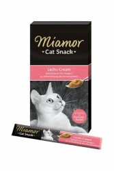 Miamor Cream Somonlu Kedi Ödülü 6 x 15 gr - Miamor