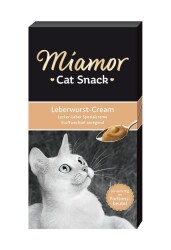 Miamor Cream Ciğerli Kedi Ödülü 6 X 15 gr - Miamor