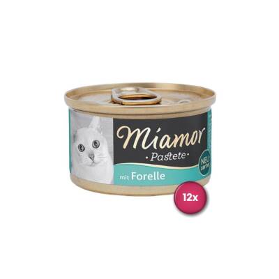 Miamor Pastete Alabalıklı Kedi Konservesi 85 gr X 12 Adet - 1
