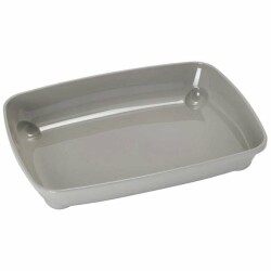 Moderna Açık Yavru Kedi Tuvaleti Gri 37 cm - Moderna