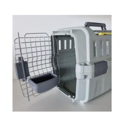 Moderna Roadrunner Kedi ve Köpekler İçin Taşıma Kabı Yemliği Gri - 2