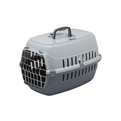 Moderna Roadrunner Kedi ve Küçük Irk Köpek Taşıma Çantası Gri 56x37x35 Cm - Moderna