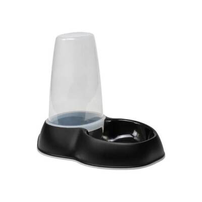 Moderna Sensiflo Hazneli Kedi ve Köpekler için Mama ve Su Kabı Siyah 1,5 Lt - 1