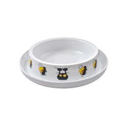 Moderna Trendy Kedi ve Fare Desenli Kedi Mama Kabı 210 Ml - Moderna
