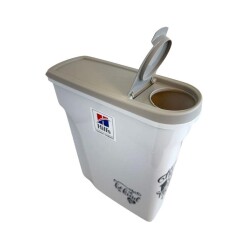 Moderna Trendy Kedi ve Köpekler İçin Mama Saklama Kabı 6 Lt XS - 2