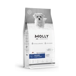 Molly Düşük Tahıllı Hypoallergenic Somonlu Küçük Irk Kısırlaştırılmış Yetişkin Köpek Maması 8 Kg - Molly