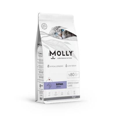 Molly Düşük Tahıllı Hypoallergenic Somonlu Yavru Kedi Maması 2 Kg - 1