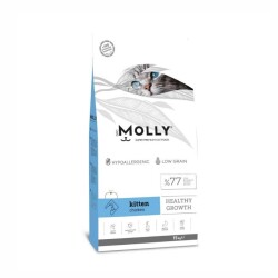 Molly Düşük Tahıllı Hypoallergenic Tavuklu Yavru Kedi Maması 15 Kg - Molly