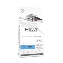 Molly Düşük Tahıllı Hypoallergenic Tavuklu Yavru Kedi Maması 2 Kg - Molly