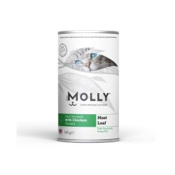 Molly Parça Tavuklu Ezme Kısırlaştırılmış Yetişkin Kedi Konservesi 395 Gr - Molly