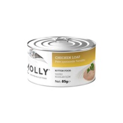 Molly Pate Tavuk Etli Tahılsız Yavru Kedi Konservesi 85 gr - Molly