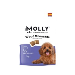 Molly Woof Moments Ağız ve Diş Sağlığı İçin Köpek Ödül Maması 70 gr - Molly