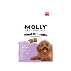 Molly Woof Moments Skin Coat Deri ve Tüy Bakımı Destekleyici Köpek Ödül Maması 70 gr - Molly