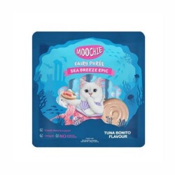 Moochie Creamy Ton Balıklı ve Palamutlu Sıvı Krema Kedi Ödülü 25x15 gr - Moochie