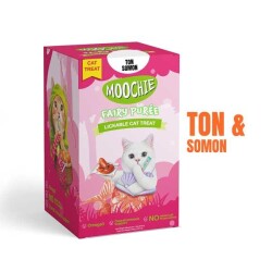 Moochie Creamy Ton Balıklı ve Somonlu Sıvı Krema Kedi Ödülü 30x15 gr - Moochie