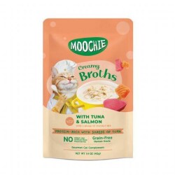 Moochie Ton ve Somon Balıklı Kedi Çorbası 40 gr - Moochie
