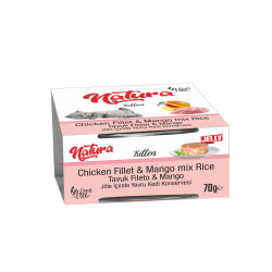 Natura Tavuk Fileto ve Mangolu Yavru Kedi Konservesi 70 gr - Natura