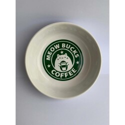 Natura Meow Bucks Kedi Seramik Mama Kabı 12 cm - Natura