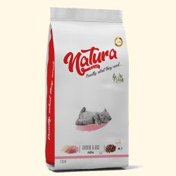 Natura Düşük Tahıllı Tavuklu Yavru Kedi Maması 2 kg - Natura