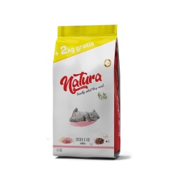 Natura Premium Düşük Tahıllı Tavuklu Yavru Kedi Maması 8 kg + 2 kg - Natura