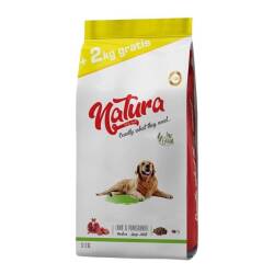 Natura Premium Kuzu Etli Yaban Mersinli Düşük Tahıllı Yetişkin Köpek Maması 12 kg - Natura