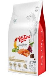 Natura Premium Somonlu Aloe Veralı Düşük Tahıllı Yetişkin Köpek Maması 12 kg - Natura