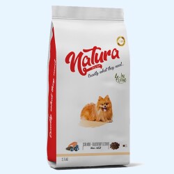 Natura Premium Somonlu Çia Tohumlu Küçük Irk Yetişkin Köpek Maması 2,75 kg - Natura